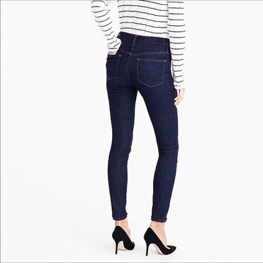 J Crew 9” High Rise Skinny Jeans 27/30 - Picture 2 of 8